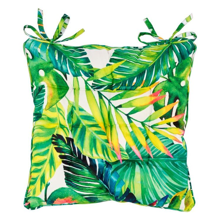 Emerald Hill Oasis Tropical Outdoor Chair Pads 2 Pack