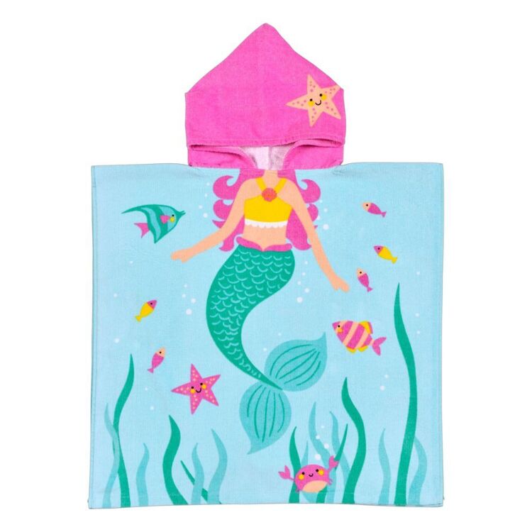 KOO Kids House Hooded Beach Towel Mermaid