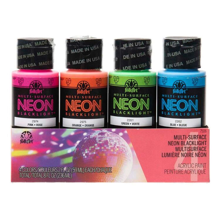 Folkart Multi-Surface Specialty Neon Paints - Graphic