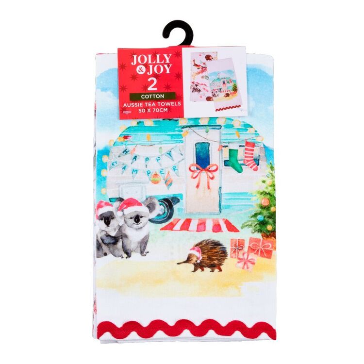 Jolly & Joy Aussie Tea Towel 2 Pack