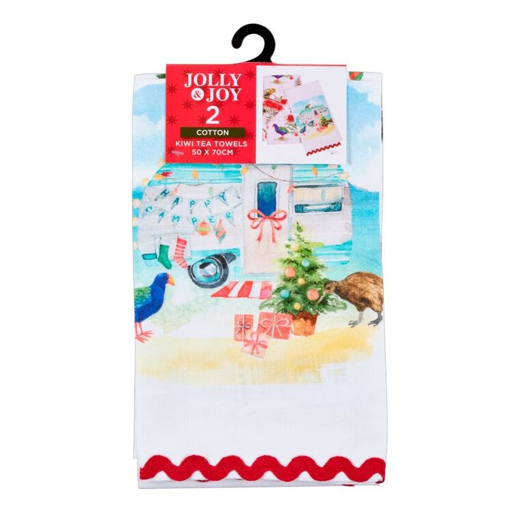 Jolly & Joy Kiwi Tea Towel 2 Pack
