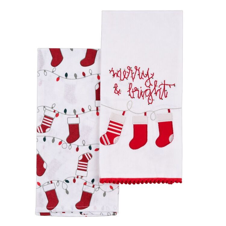 Jolly & Joy Merry Tea Towel 2 Pack