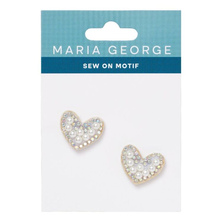 Maria George Sew On Mini Hearts Motifs