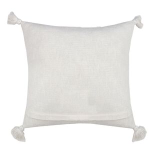 KOO Quinn Tufted Lattice Cushion Ivory 50 x 50 cm