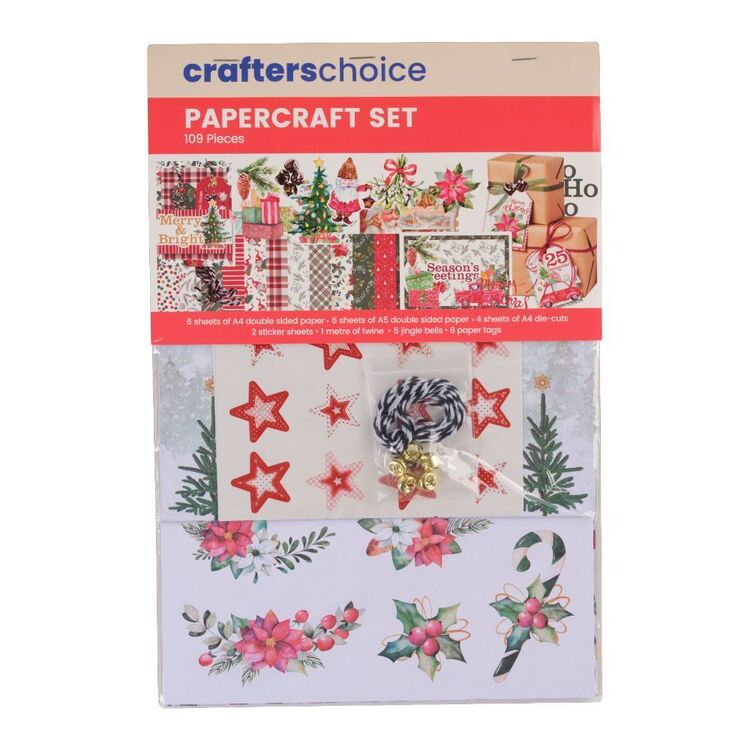 Crafter's Choice Merry & Bright Papercraft Set
