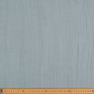 Plain 120 cm Crinkle Linen Look Shirting Fabric Blue 120 cm