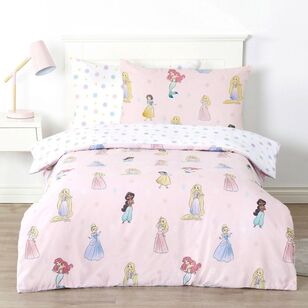 Disney Princesses Magic Quilt Cover Set Pink