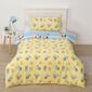 BBC Bluey Family Quilt Cover Set Yellow