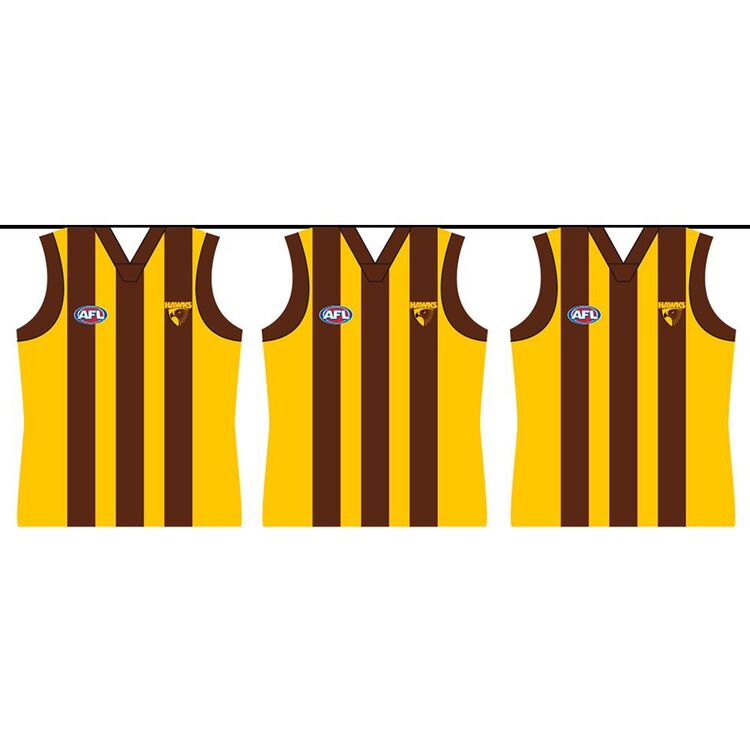 AFL Hawthorn Party Bunting