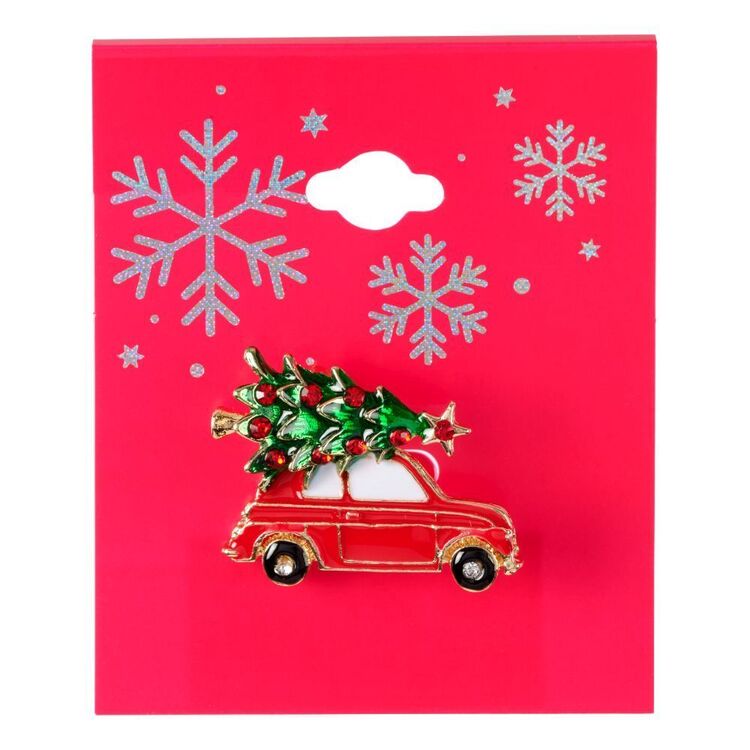 Christmas Car Brooch