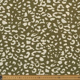 Urban Printed 135 cm Rayon Fabric Olive 135 cm