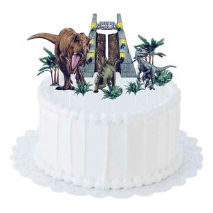 Disney Jurassic Into The Wild Paper Cake Decorating Kit 10 Pack Multicoloured