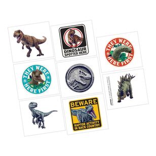 Disney Jurassic Into The Wild Tattoo Favours 8 Pack Multicoloured