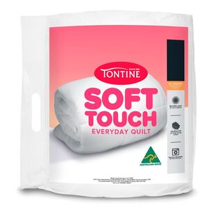 Tontine Soft Touch Everyday Quilt White