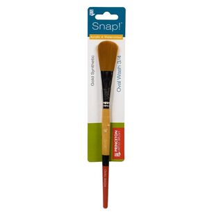 Princeton Snap Gold Oval Wash Brush Multicoloured 3/4 in