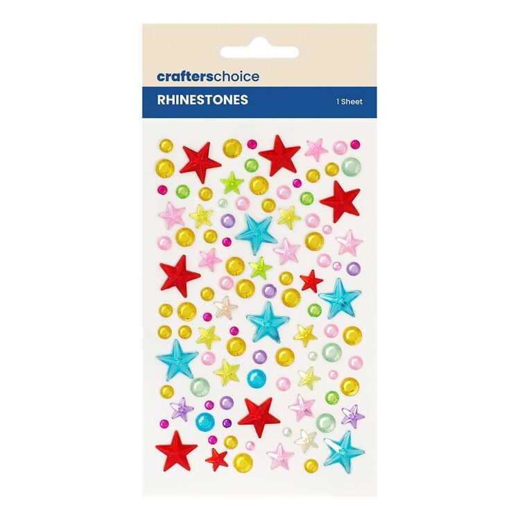 Crafter's Choice Rhinestone Star Stickers