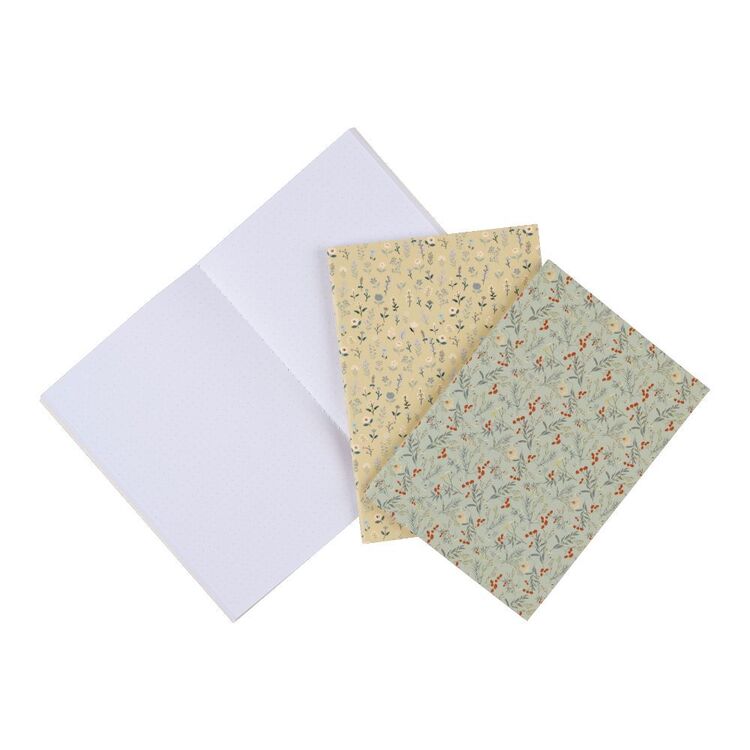 Francheville A5 Notebooks 3 Pack Floral A5