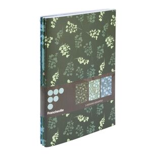 Francheville A5 Notebooks 3 Pack Urban Paradise A5
