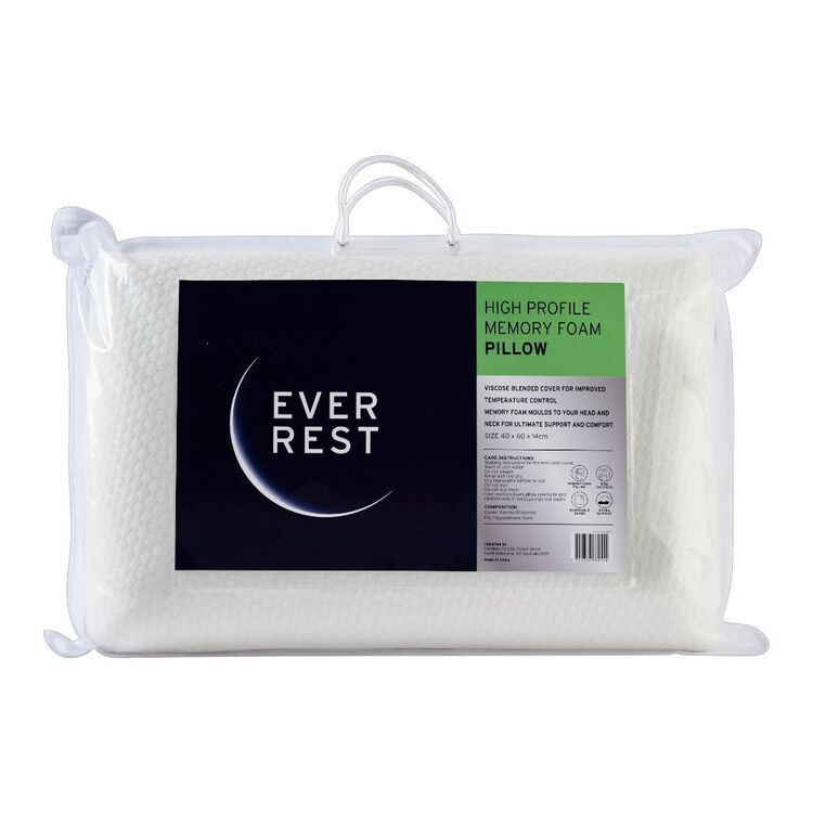 Everest High Profile Memory Foam Pillow