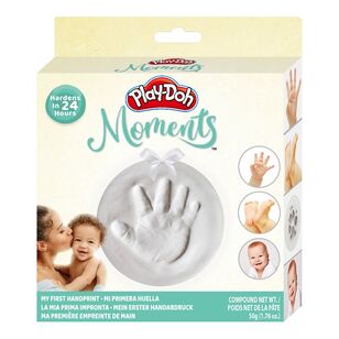 Playdoh Moments Sculpt N' Mould My First Handprint Kit Multicoloured 50 g