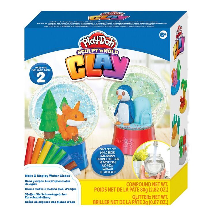 Play-Doh Sculpt N' Mould Clay My Water Globes Kit