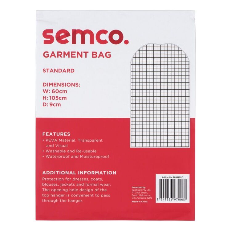 Semco Grid Printed Garment Bag
