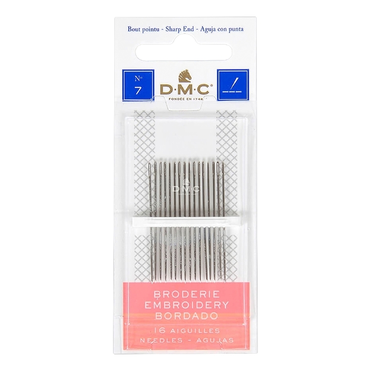 DMC Size 7 Embroidery Needle 16 Pack