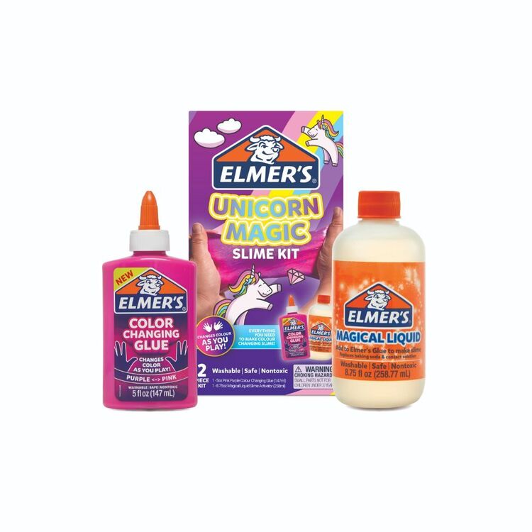 Elmer's Cosmic Shimmer Slime Kit, Contains Elmer's Cosmic Liquid Glue and  Elmer's Magical Liquid Slime Activator, 4 Count