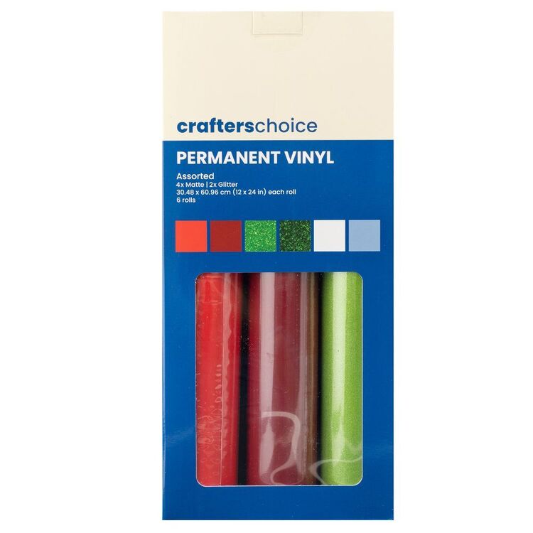 Crafter's Choice Permanent Vinyl 6 Pack