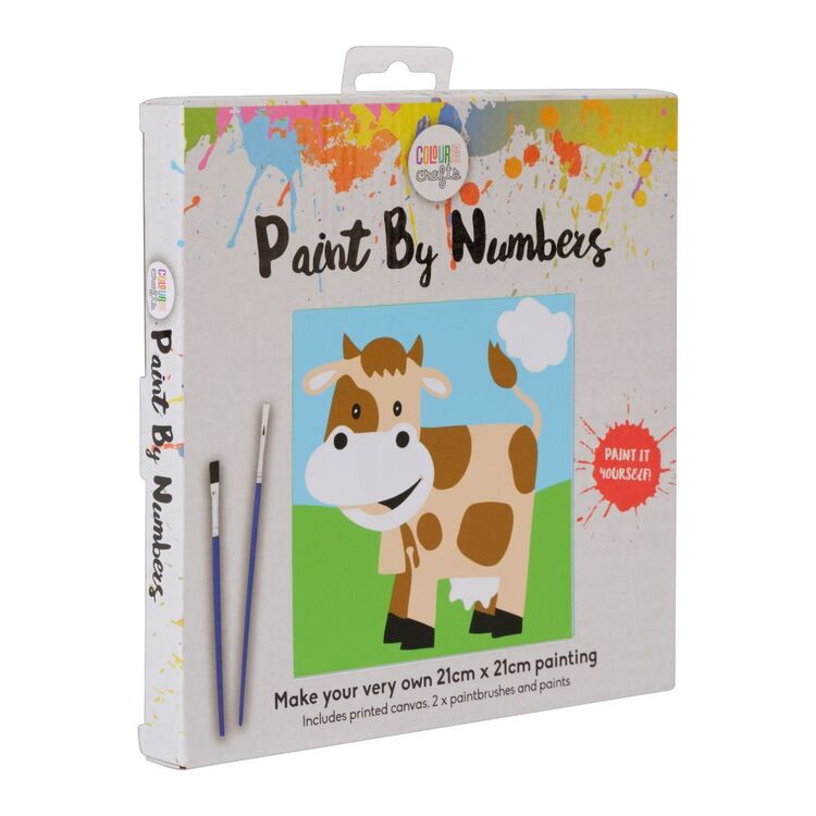 Colourme Cow Paint By Numbers Kit