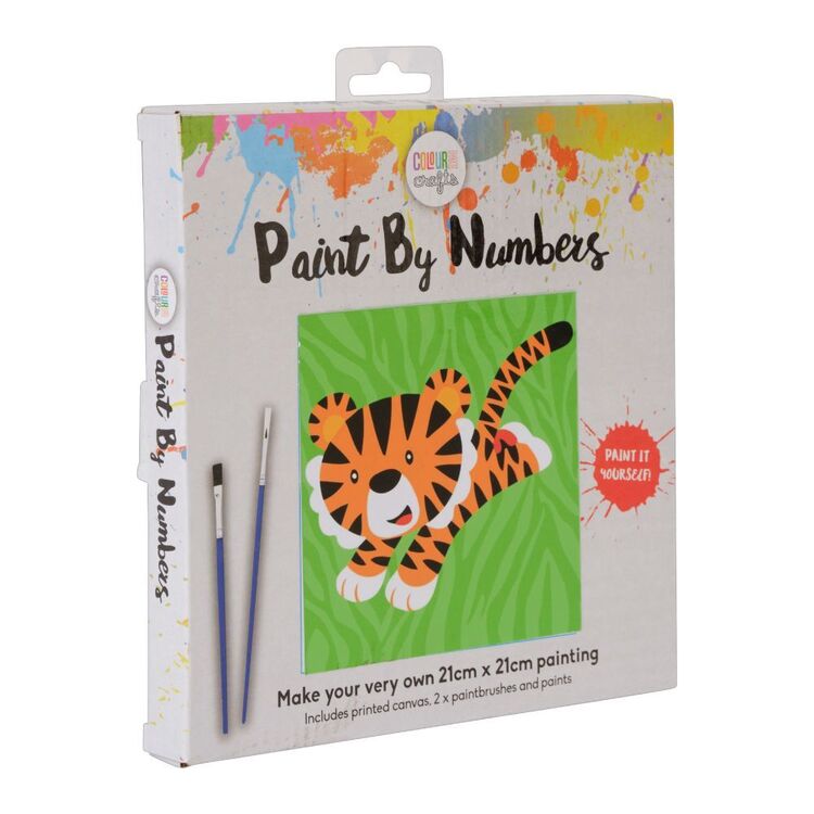 Colourme Tiger Paint By Numbers Kit