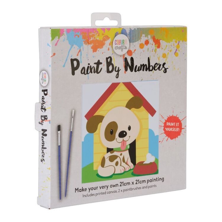 Colourme Pup Paint By Numbers Kit