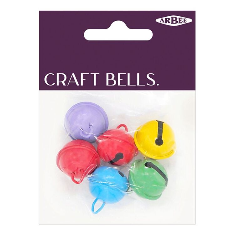Arbee Folley Bells 6 Pack Multicoloured 18 mm