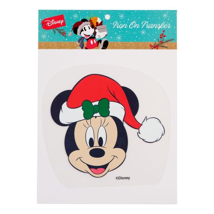 Disney Minnie Mouse Christmas Iron On Transfer
