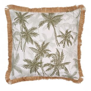 Logan & Mason Home Kingston Palm Cushion Green 50 x 50 cm