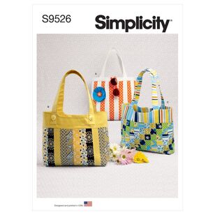 Simplicity Sewing Pattern S9526 Handbags One Size