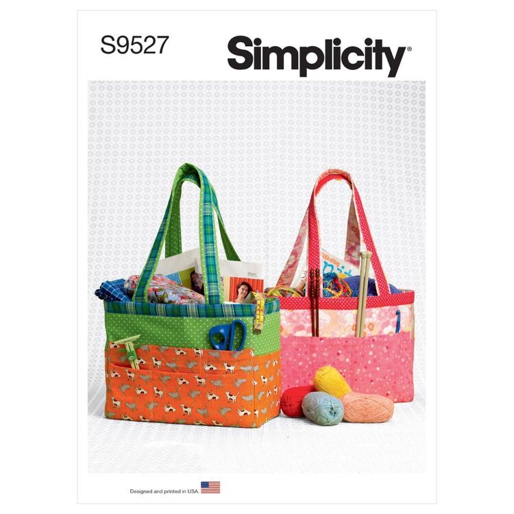 Simplicity Sewing Pattern S9527 Organiser Bag