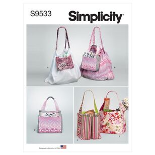 Simplicity Sewing Pattern S9533 Grocery Totes One Size