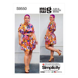 Simplicity Sewing Pattern S9550 Misses' Tops, Skirt & Shorts by Mimi G