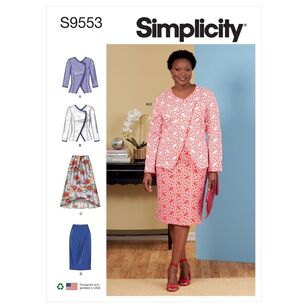 Simplicity Sewing Pattern S9553 Women's Jacket & Skirts