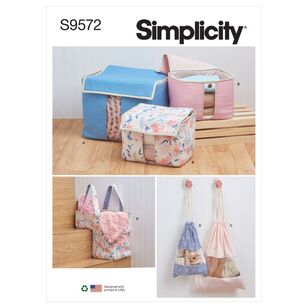 Simplicity Sewing Pattern S9572 Organisers Multicoloured One Size