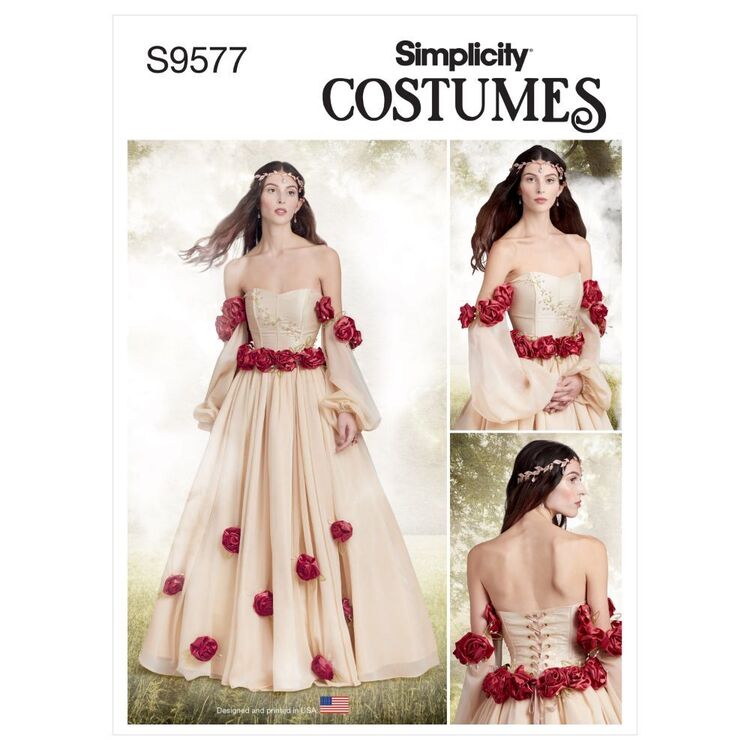 Simplicity Sewing Pattern S9577 Misses' Fantasy Costume
