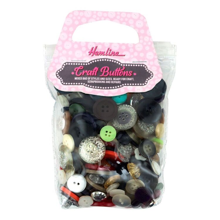 Jumbo Craft Buttons (Pack of 50) Craft Embellishments