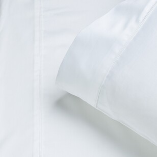 KOO 250 Thread Count Bolster Fitted Sheet Set White