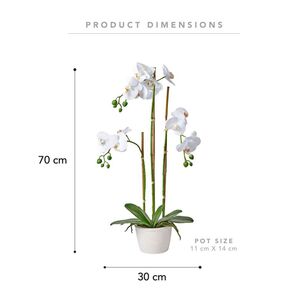 Speckle Planter Pot White 70 cm