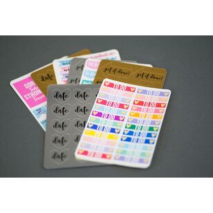 Silhouette Iridescent Sticker Sheets Iridescent 8.5 x 11 in