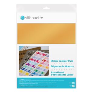 Silhouette Iridescent Sticker Sheets Iridescent 8.5 x 11 in