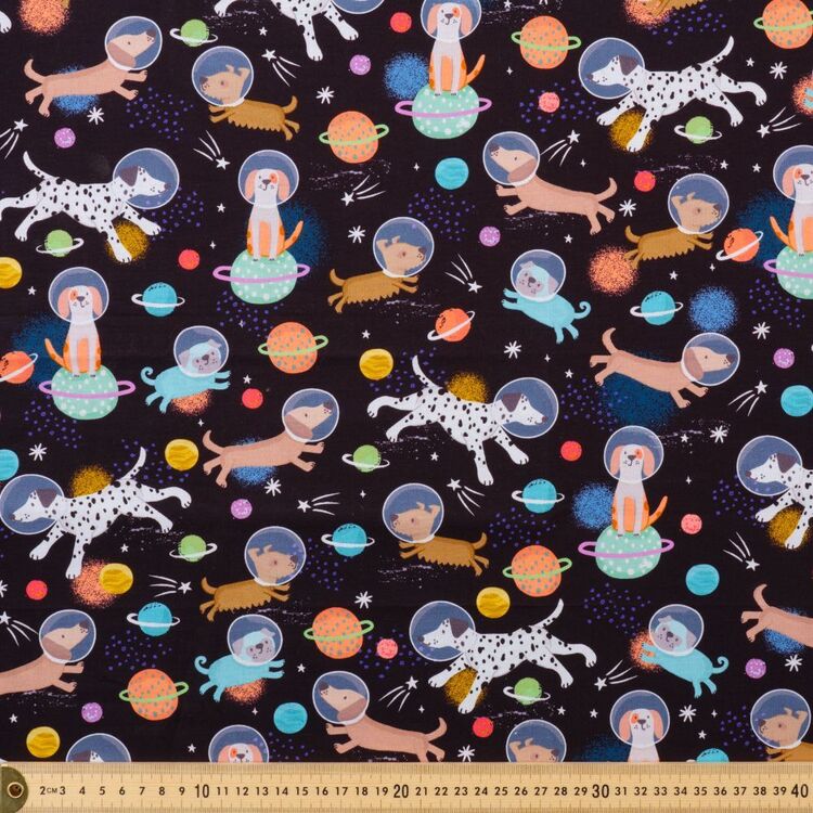 Robert Kaufman Space Tails Printed 112 cm Cotton Fabric