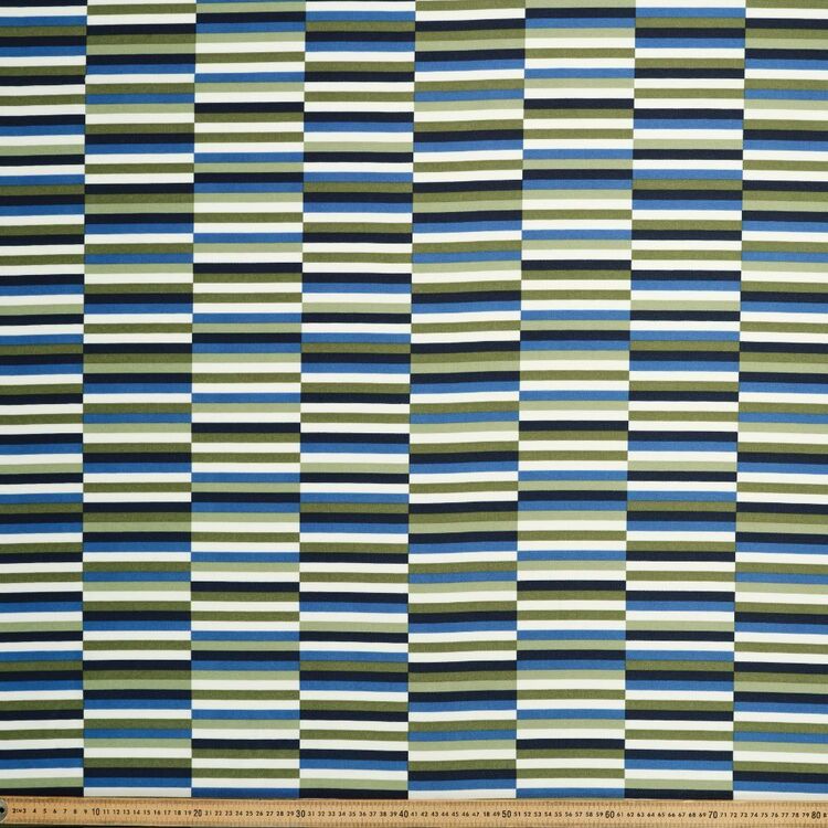 Lemnos Stripe 150 cm Weatherproof Canvas Fabric
