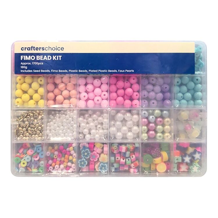 Crafter's Choice Faux Pearl & Plastic Fimo Bead Kit